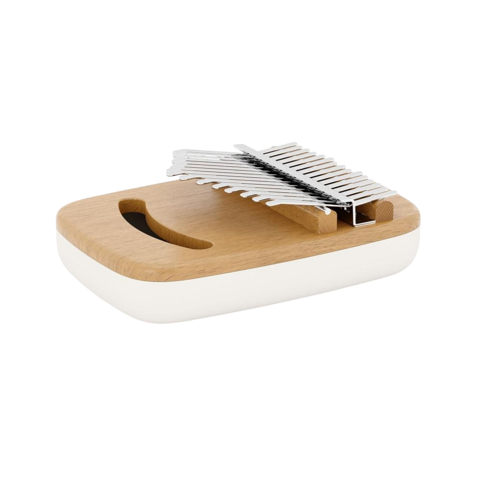 E-Piano Strumba Kalimba 16 x 11 cm, Buchenholz/Metall