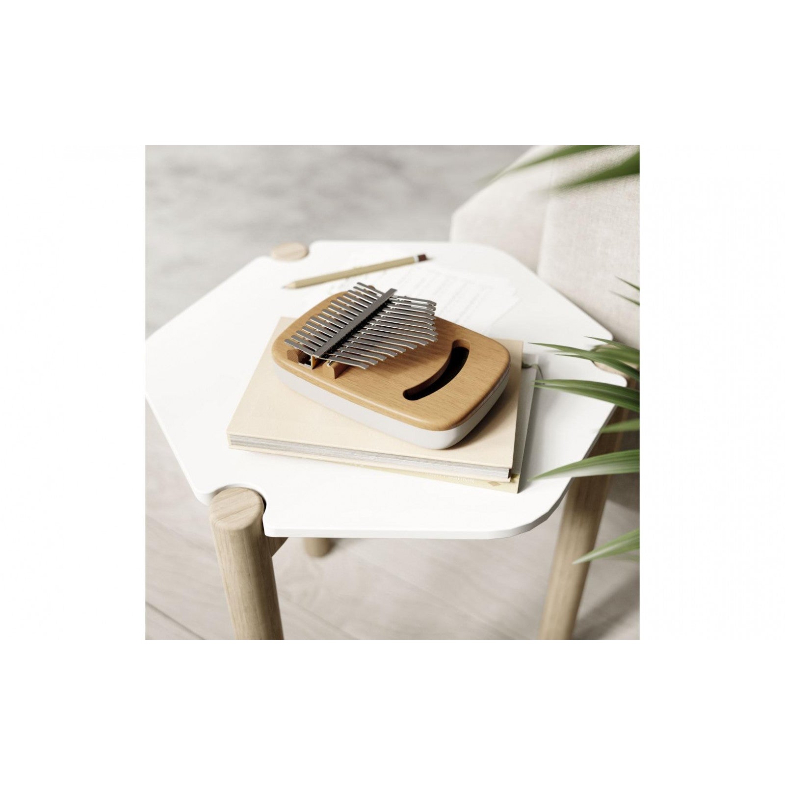 E-Piano Strumba Kalimba 16 x 11 cm, Buchenholz/Metall