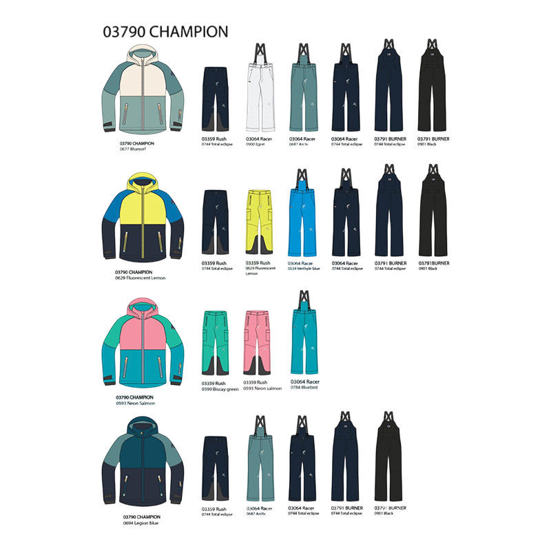 Kids Champion winter jacket legion blue