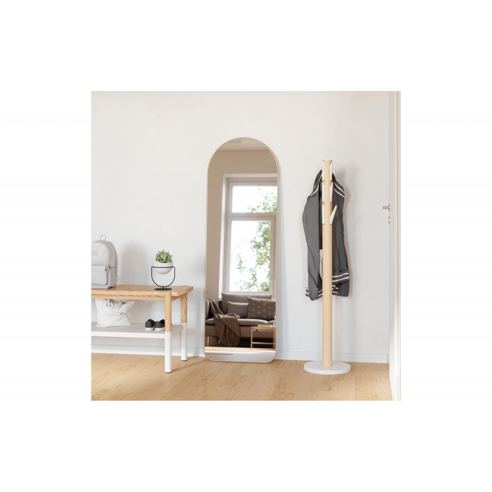 Mirror Hubba 158 x 51 cm, gold