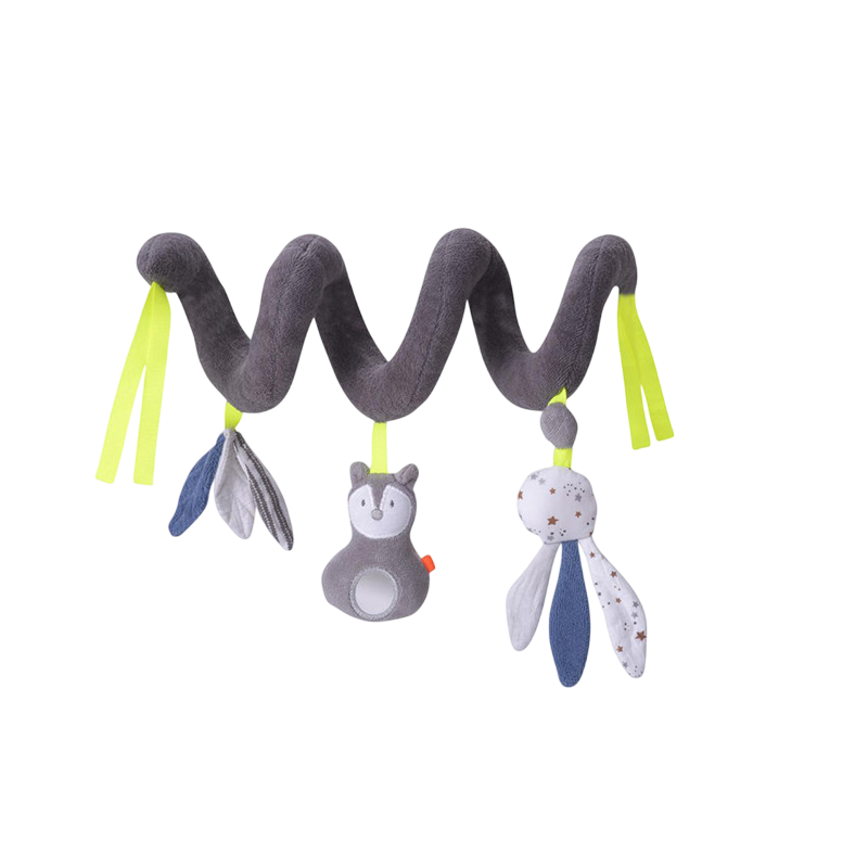 Spielspirale Fuchs Blau (GOTS)