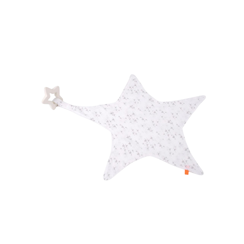 Kautschukstern mit Muslin taupe