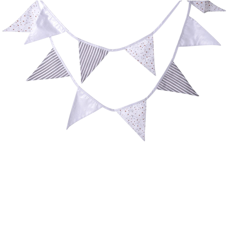 Pennant garland stars (GOTS)