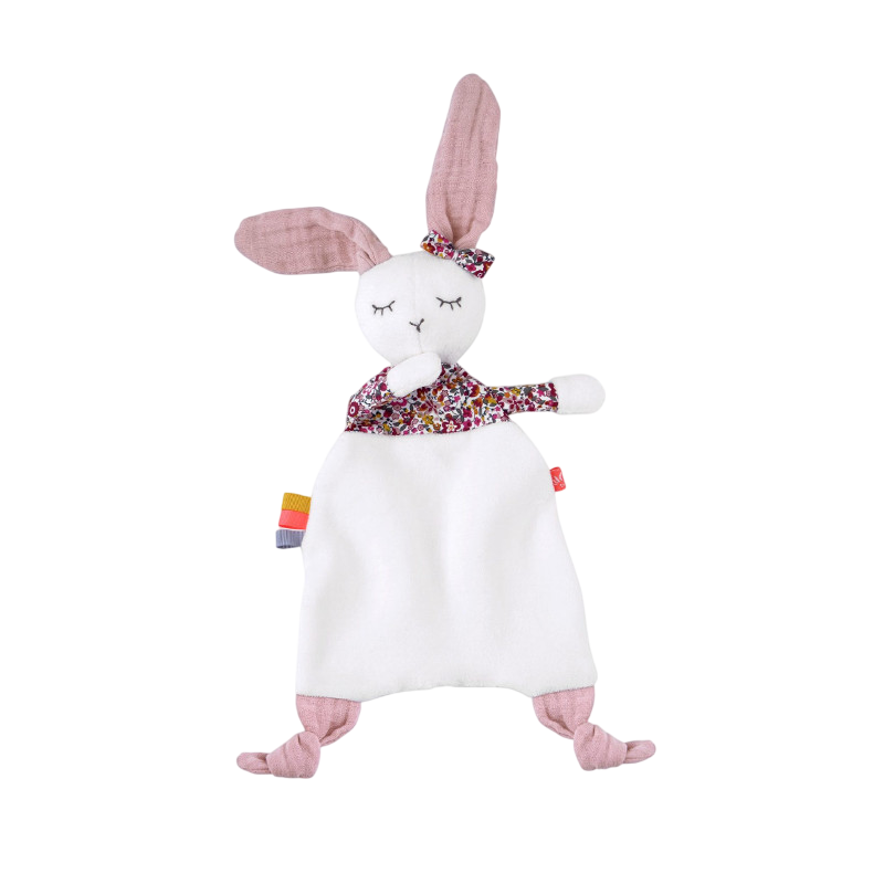 Schmusetuch Rabbit Rosa (GOTS)