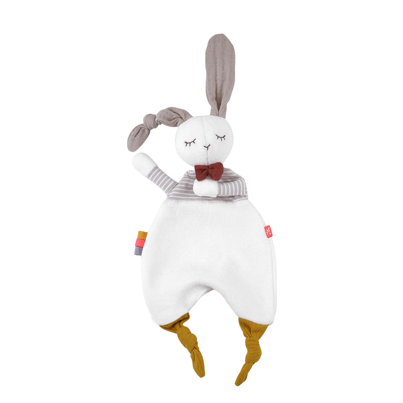 Schmusetuch Rabbit Blau (GOTS)