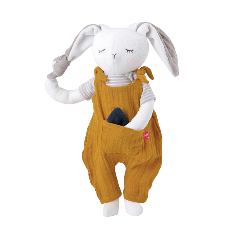 Puppe Rabbit Blau (GOTS)