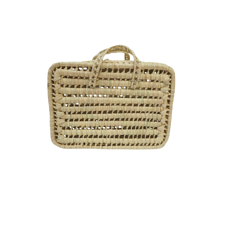 Koffer klein geflochten