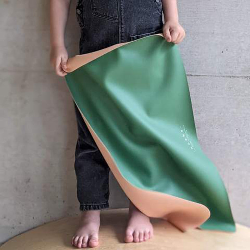 WRIGGLE Matte S, aprikosenrosa, eukalyptusgrün