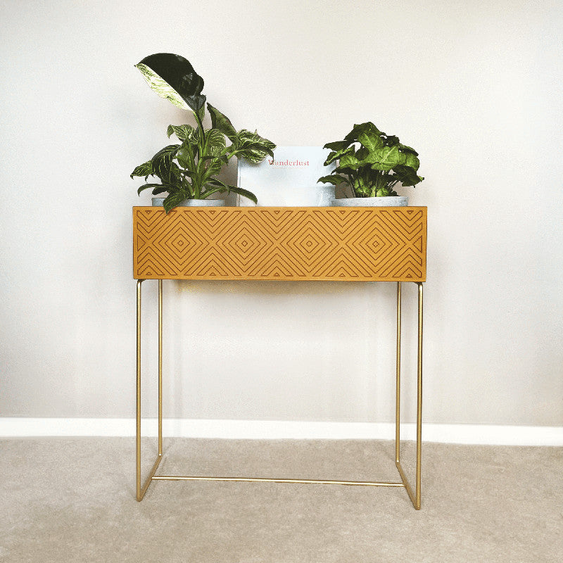 Nevi the plantbox mustard yellow, gold L