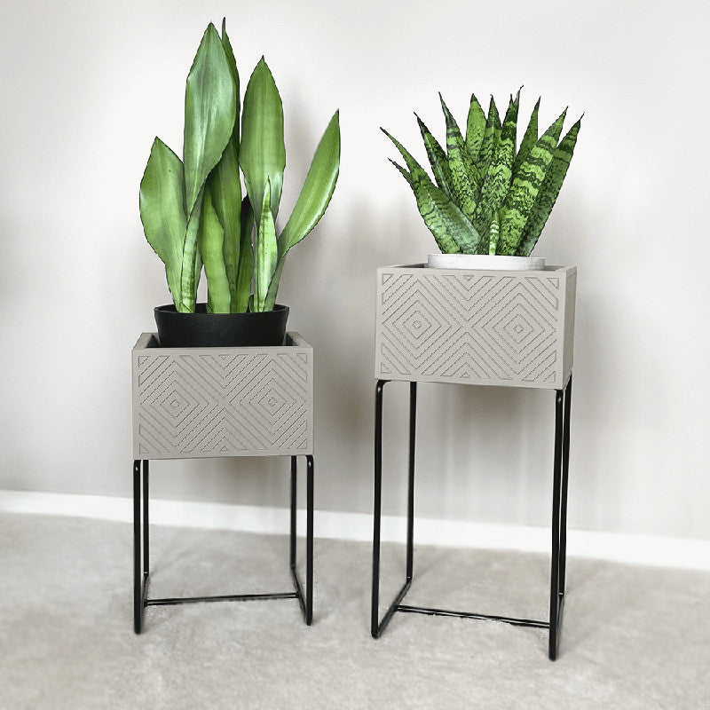 Nevi the plantbox Sandgrau, Schwarz M