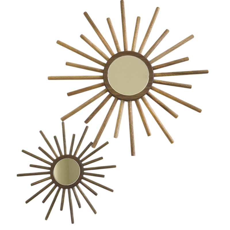 Sole the mirror light walnut L