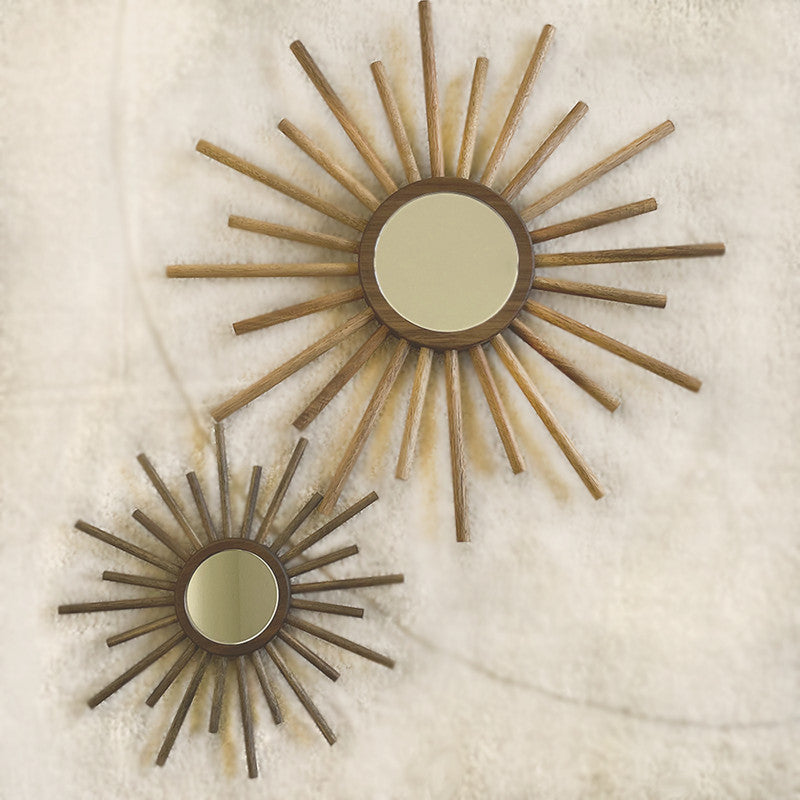 Sole the mirror light walnut L