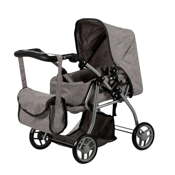 Puppenwagen - grau