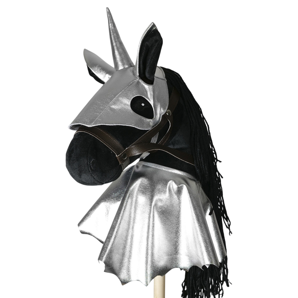 Steckenpferd Pferderüstung Silber