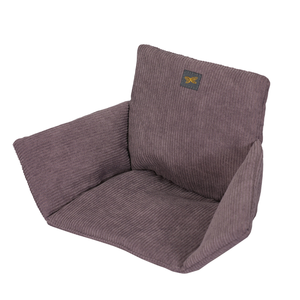 Cushion for doll's high chair or doll's baby carriage - Lavender