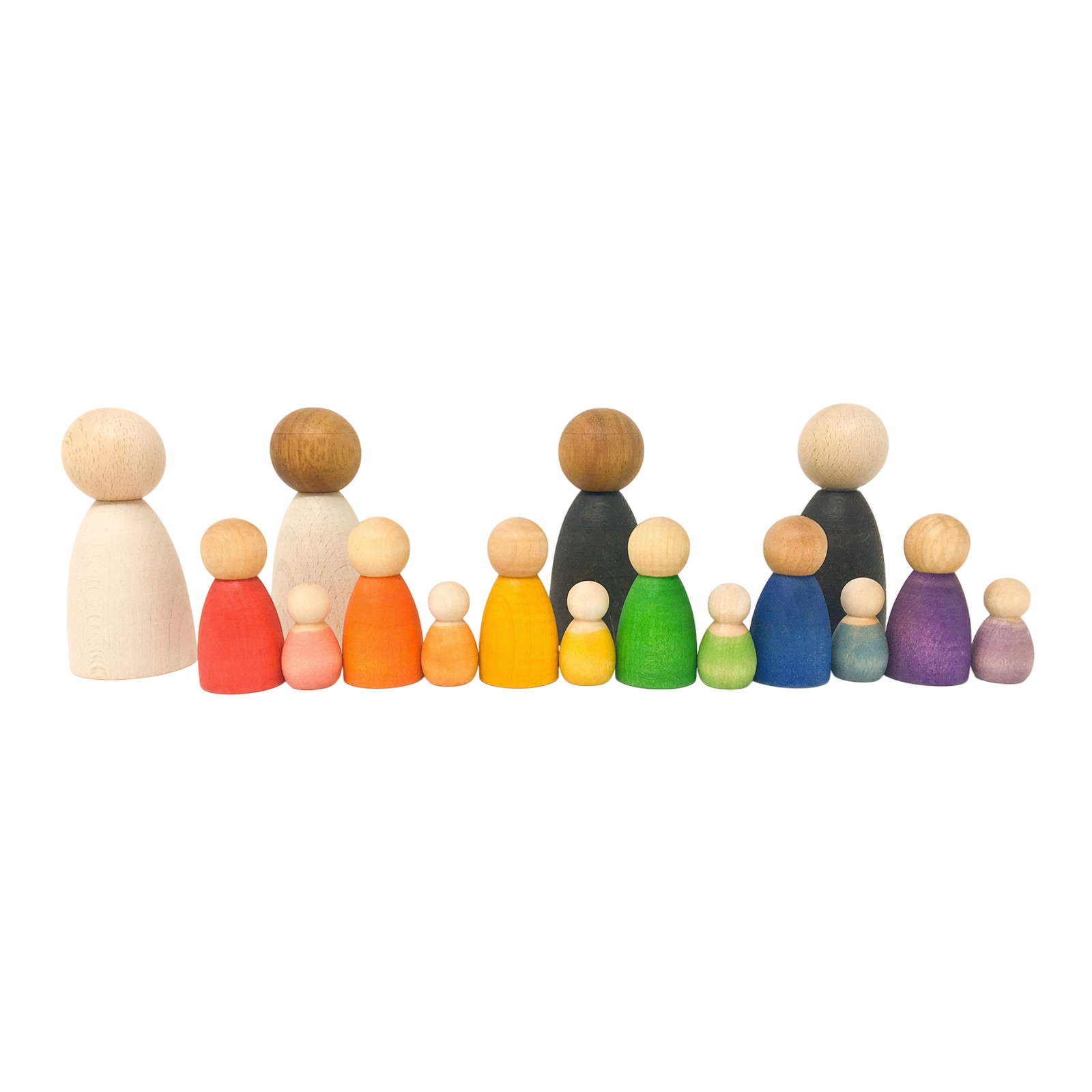 Figurines en bois Nins Adult Light Wood Grapat