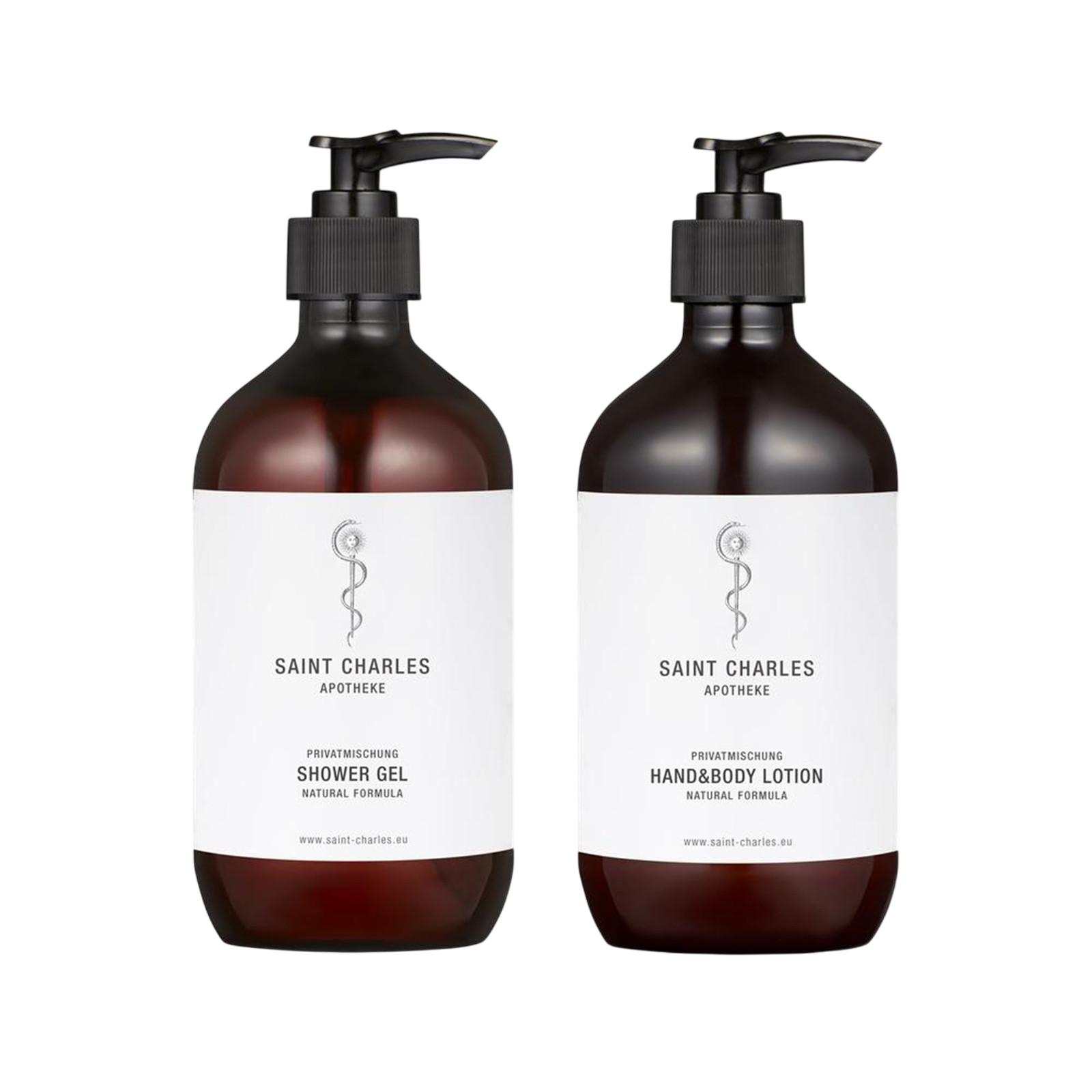 Gel douche et lotion corporelle Set cadeau mélange privé