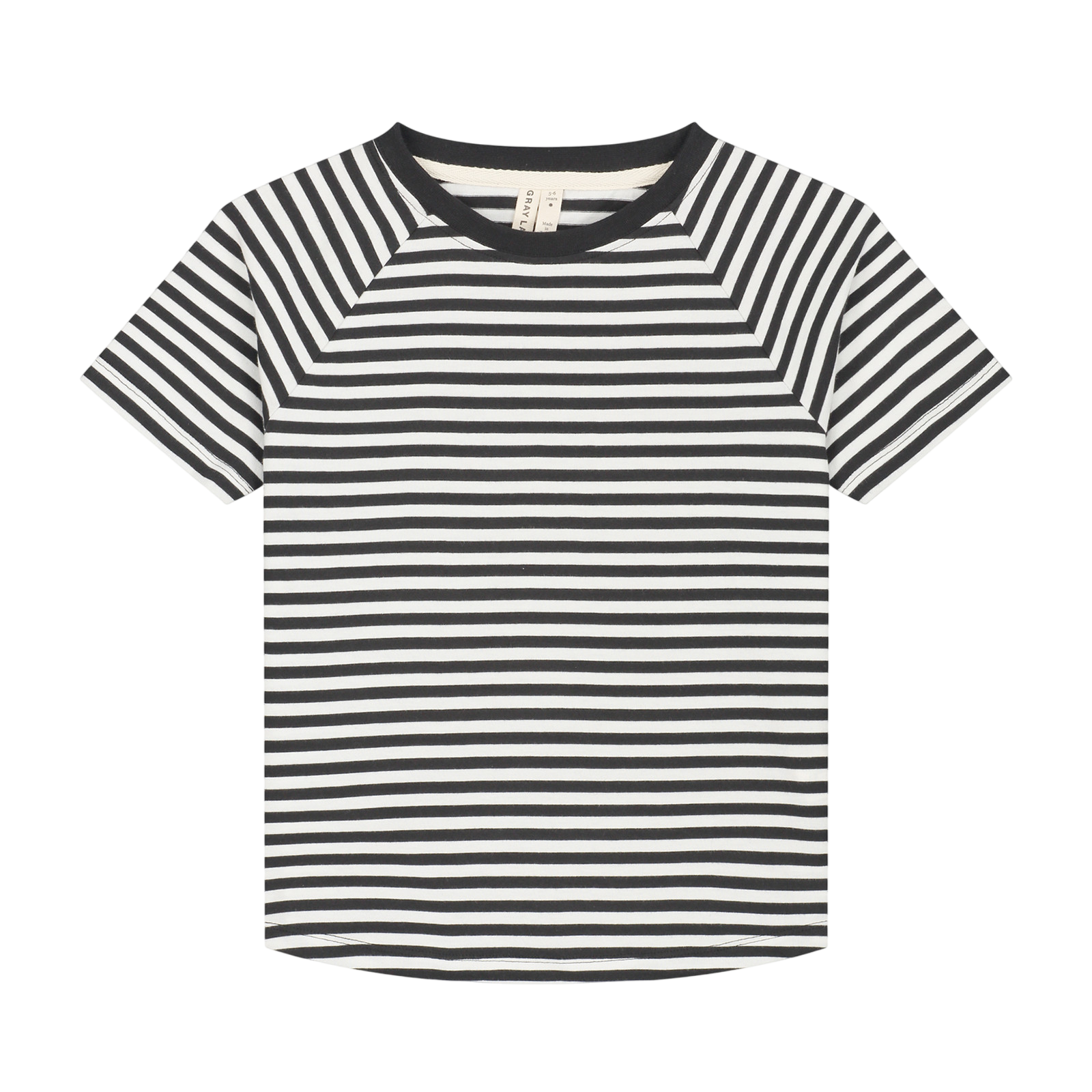 T-Shirt Nearly Black / Off White