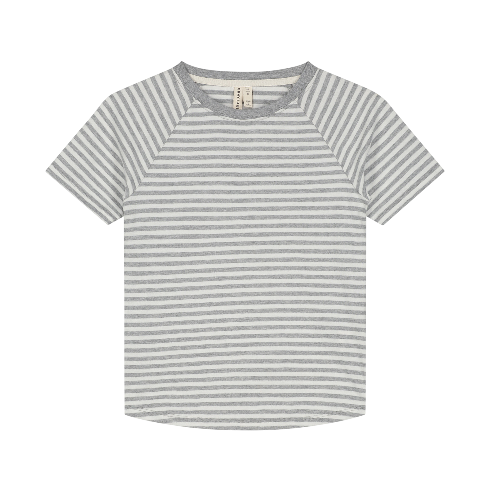 T-Shirt Grey Melange / Off White