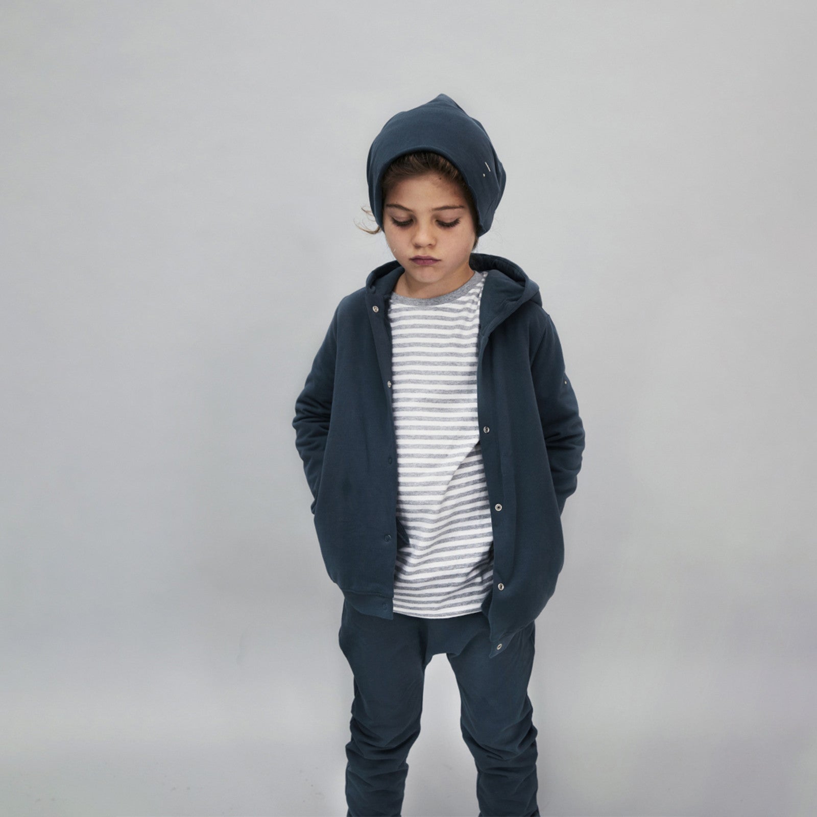 T-shirt Grey Melange / Off White