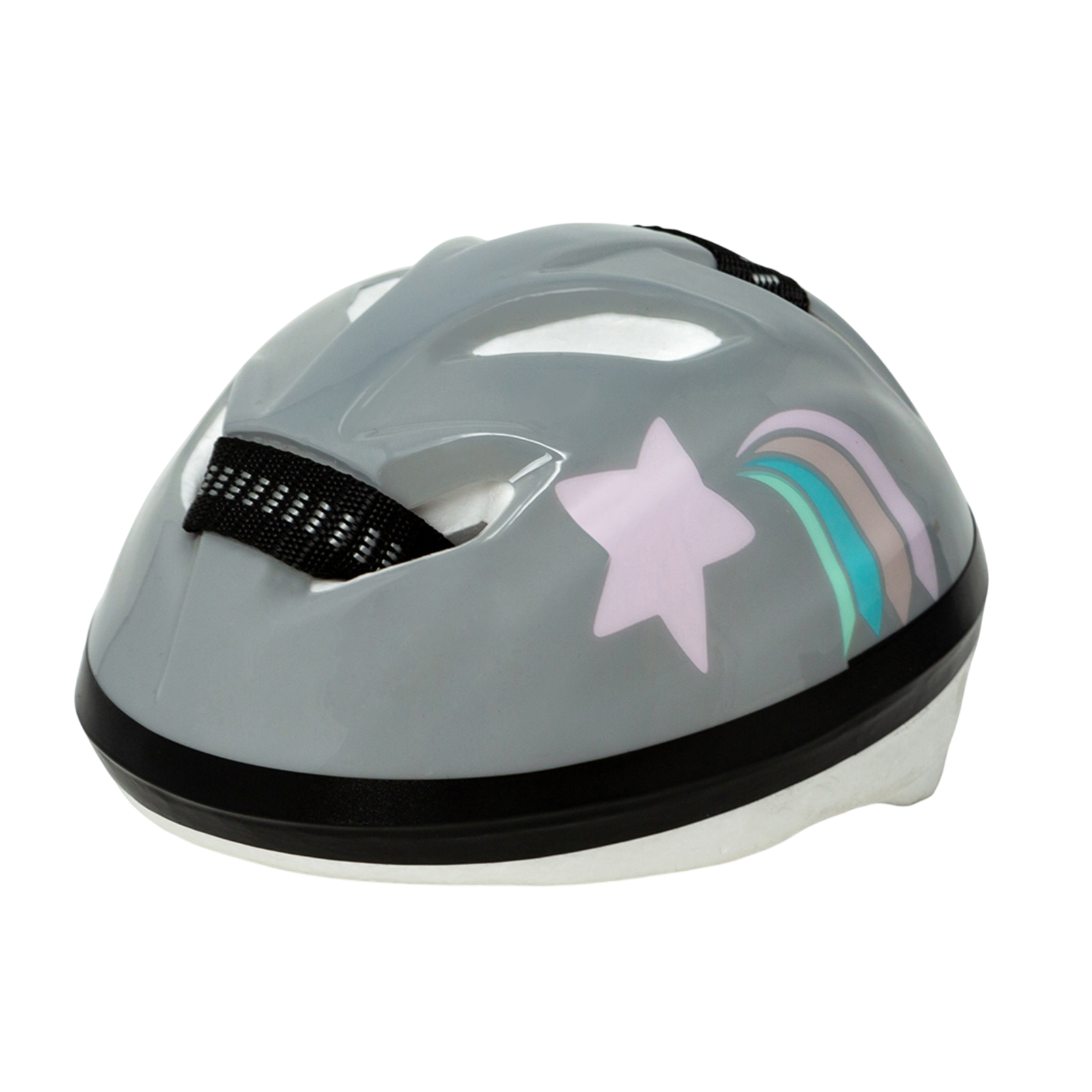 Puppenfahrradhelm - grau