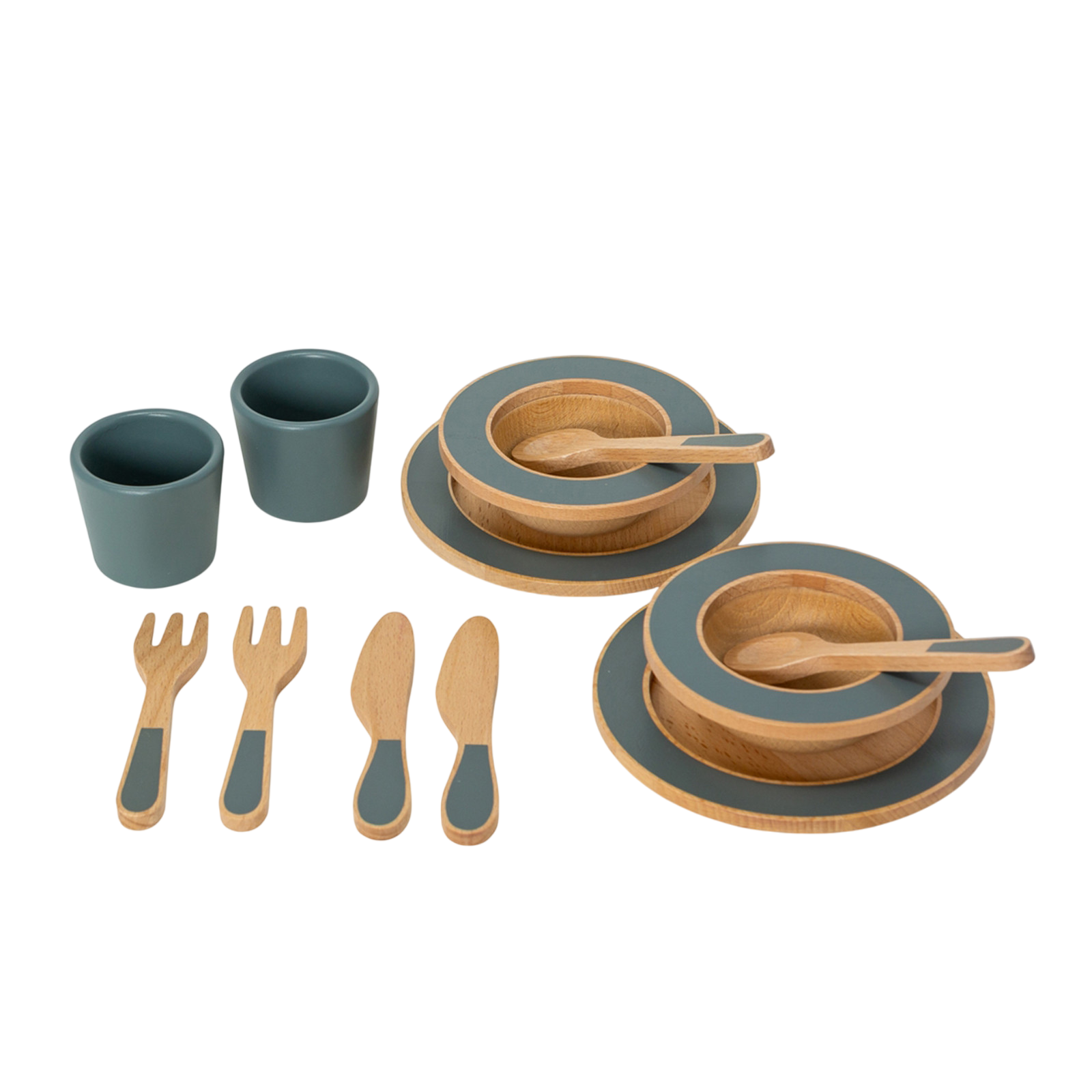 Geschirrset - Emerald grün