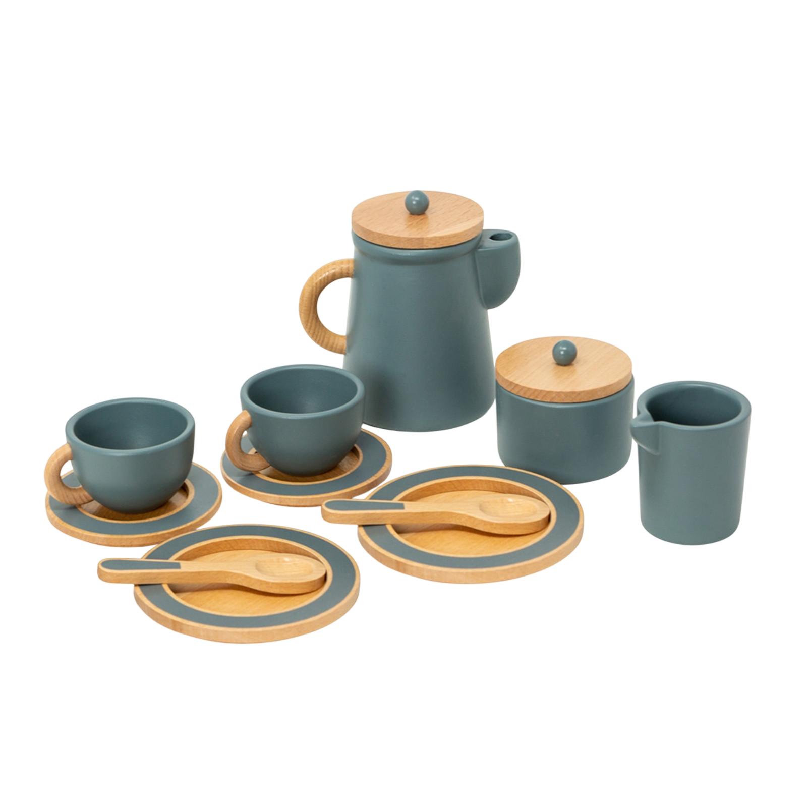 Kaffeeset - Emerald grün