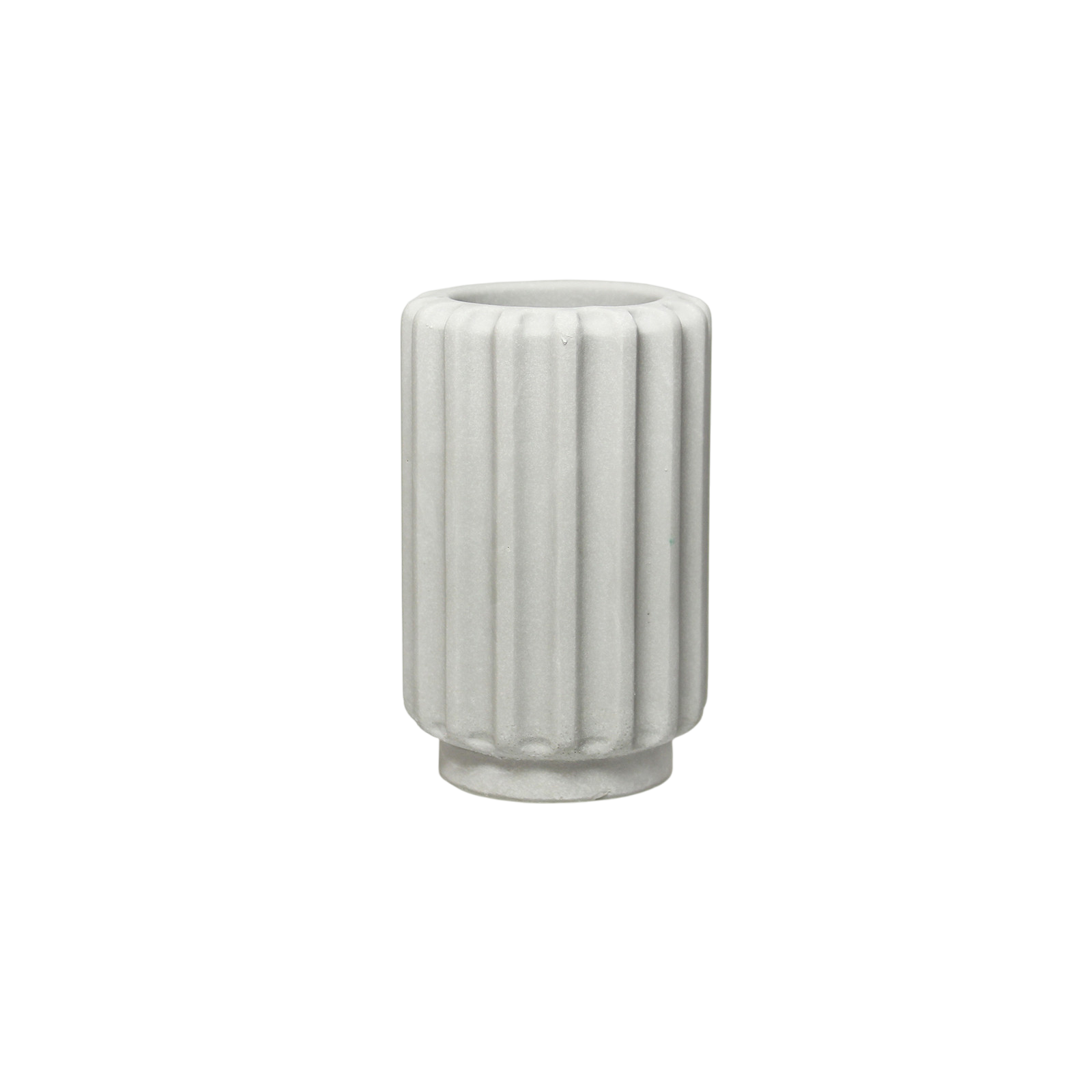 Dentelles Teelichthalter - tall - hellgrau
