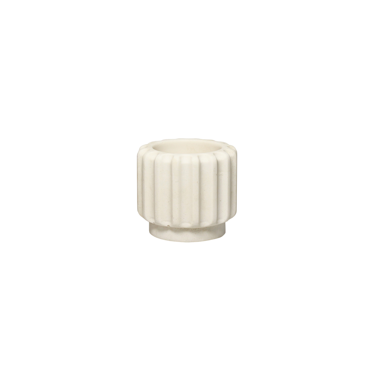 Dentelles Teelichthalter - small - weiss