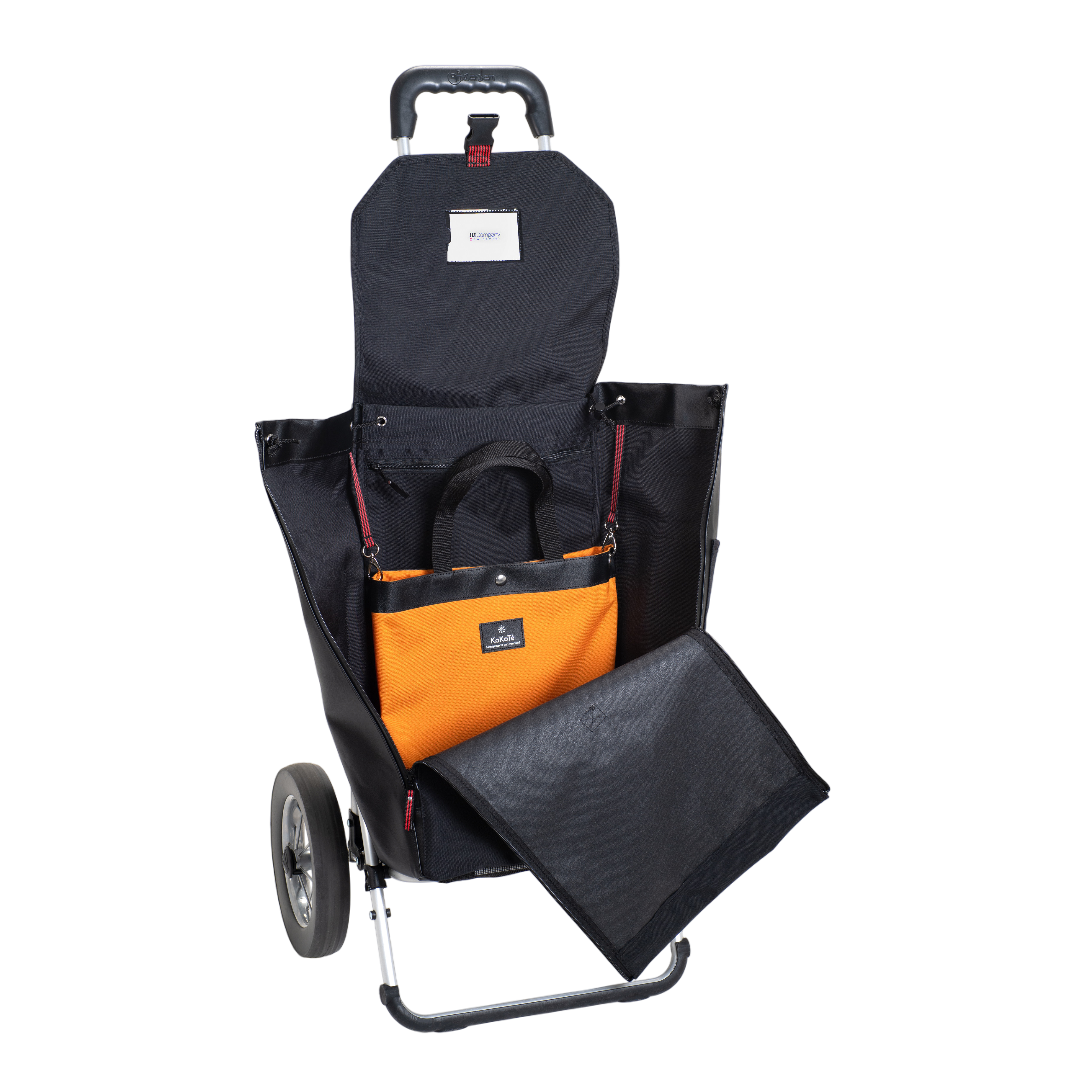 Chariot à provisions "Zuzi" noir