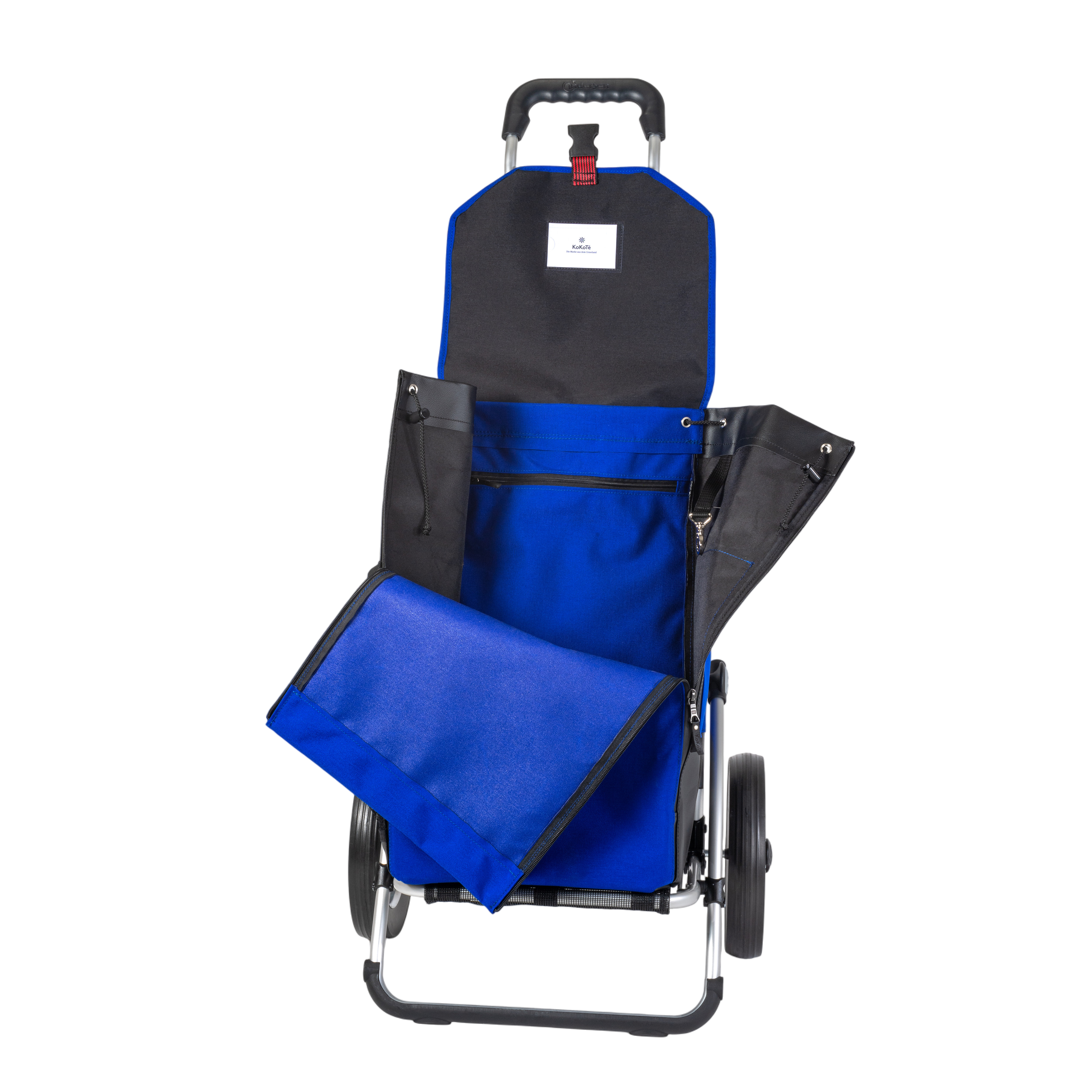 Chariot à provisions "Zuzi" bleu