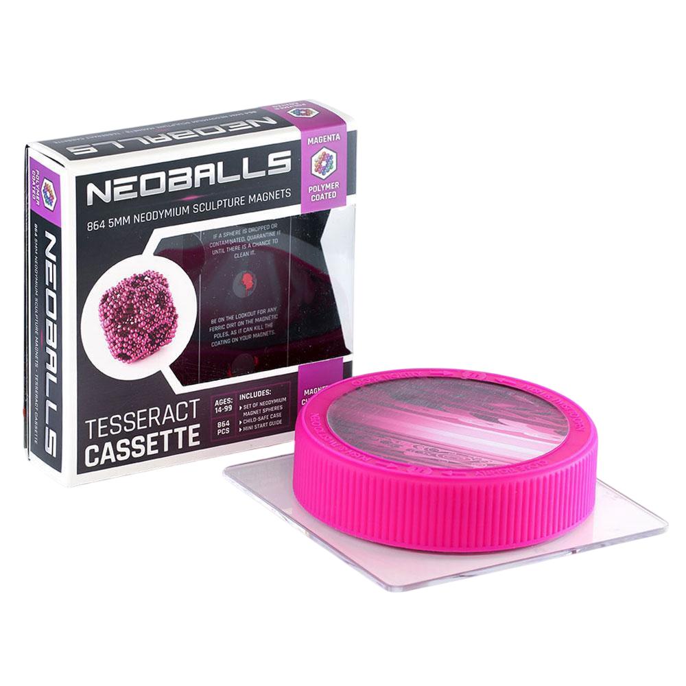 Magenta magnetic spheres - Tesseract Cassette