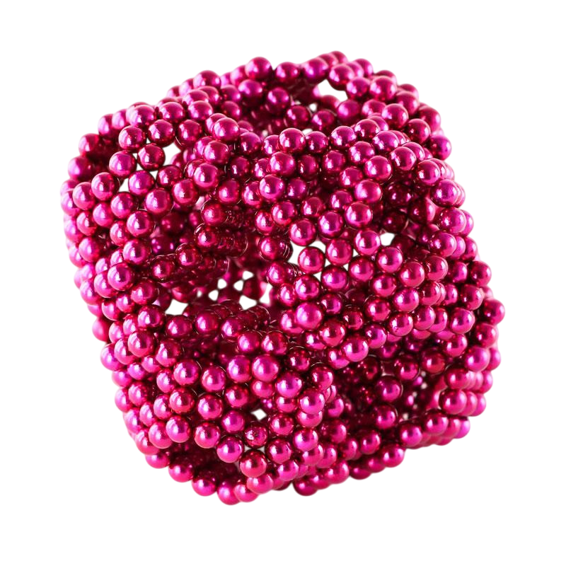 Magenta magnetic spheres - Tesseract Cassette