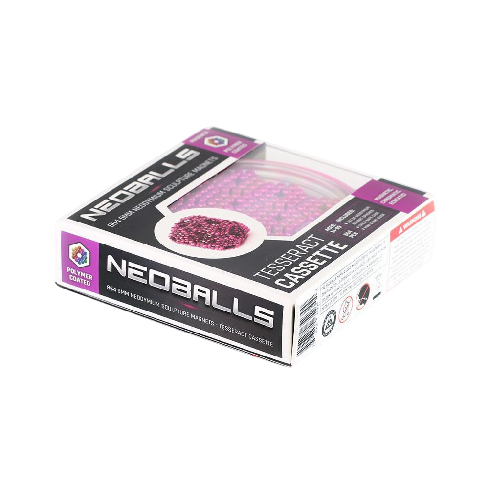 Magenta magnetic spheres - Tesseract Cassette