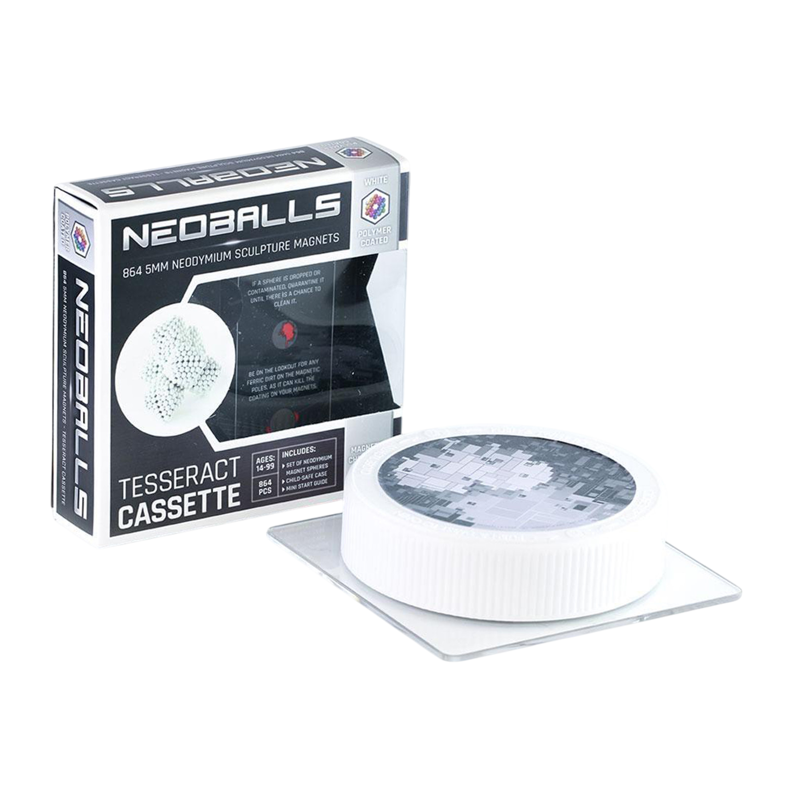 Magnetkugeln Weiss - Tesseract Cassette