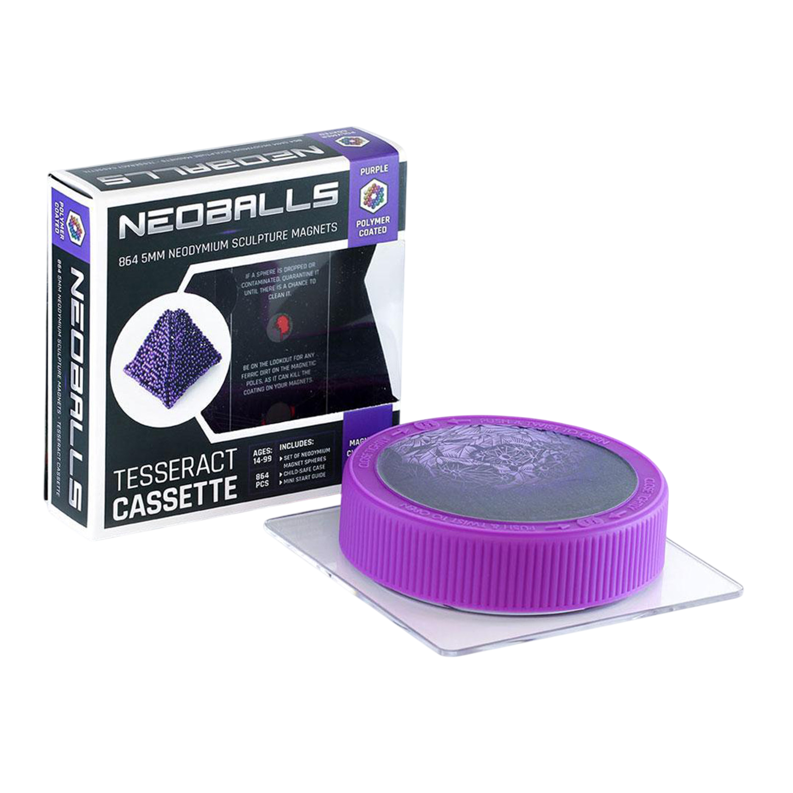 Magnetic spheres violet - Tesseract Cassette