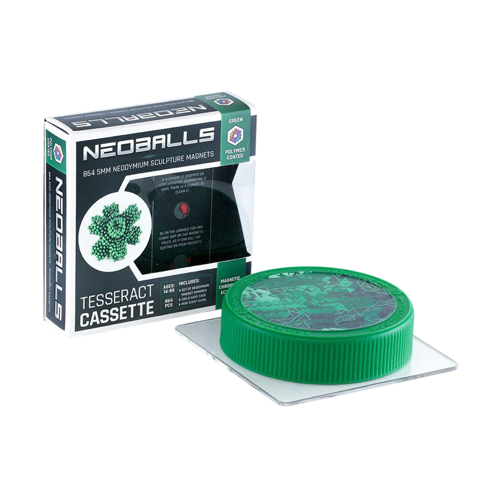 Magnetic balls green - Tesseract Cassette