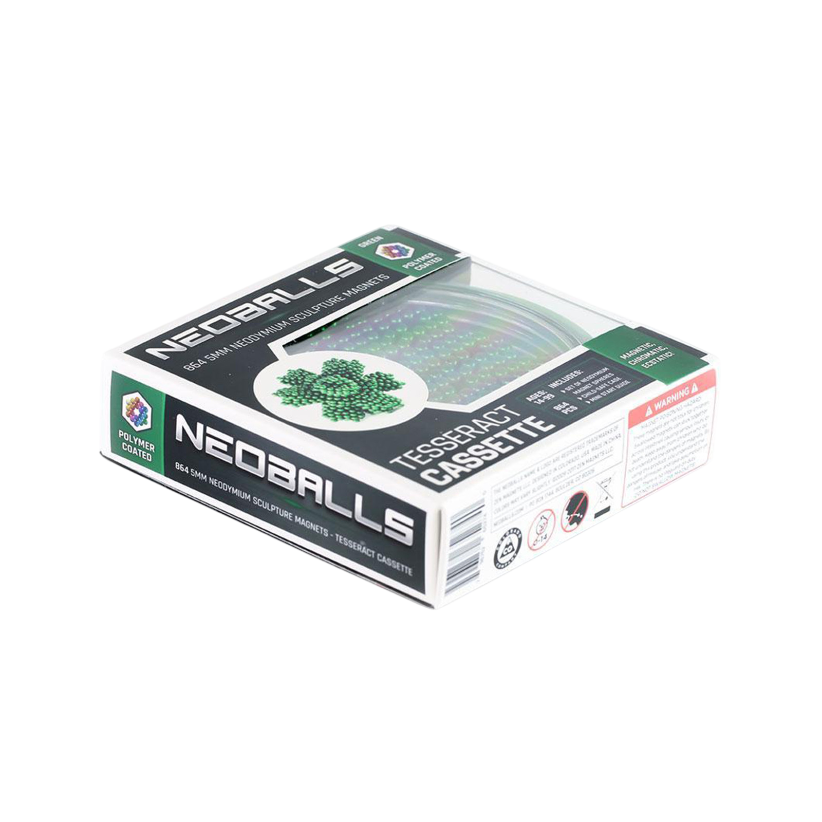 Boules magnétiques Vert - Tesseract Cassette