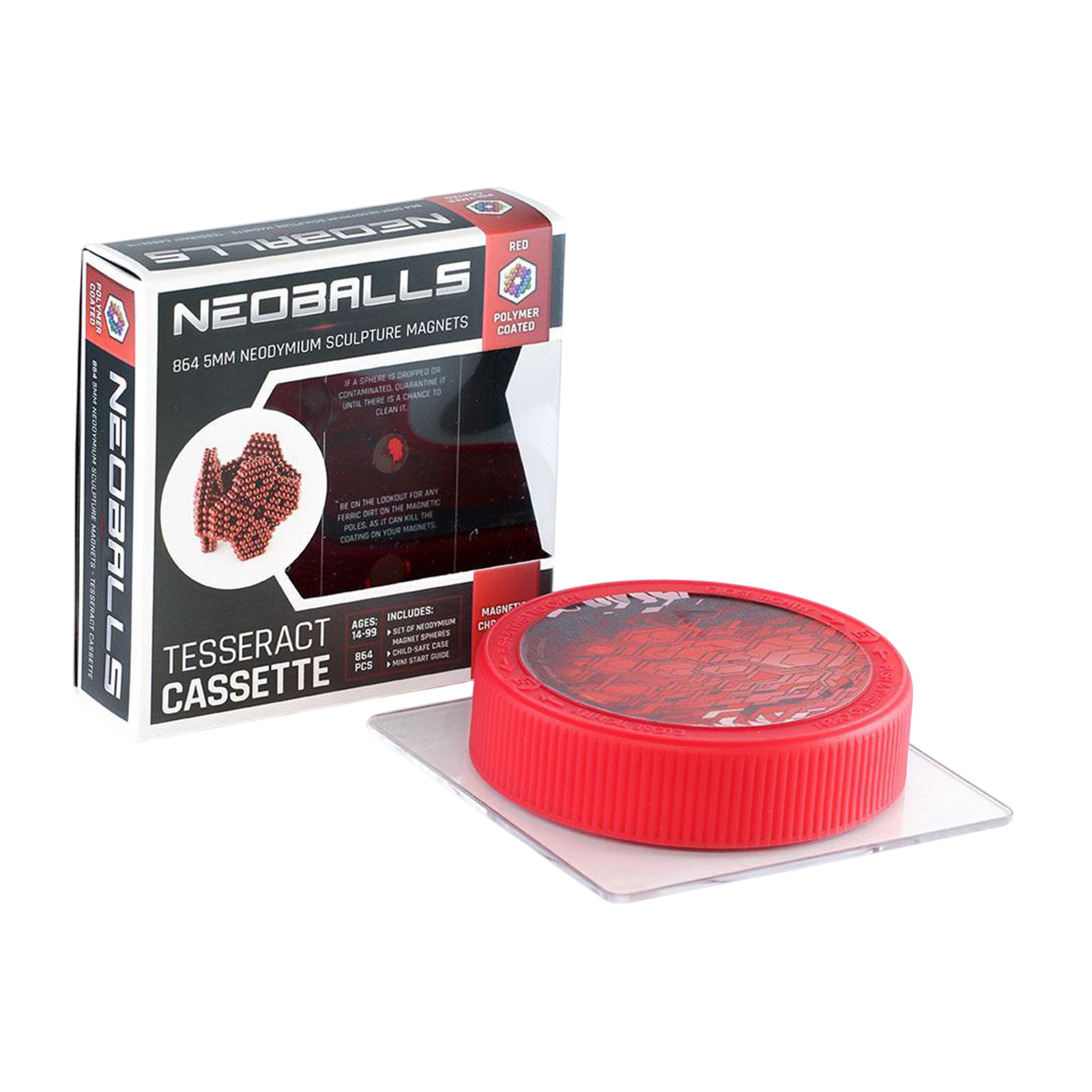 Magnetkugeln Rot - Tesseract Cassette