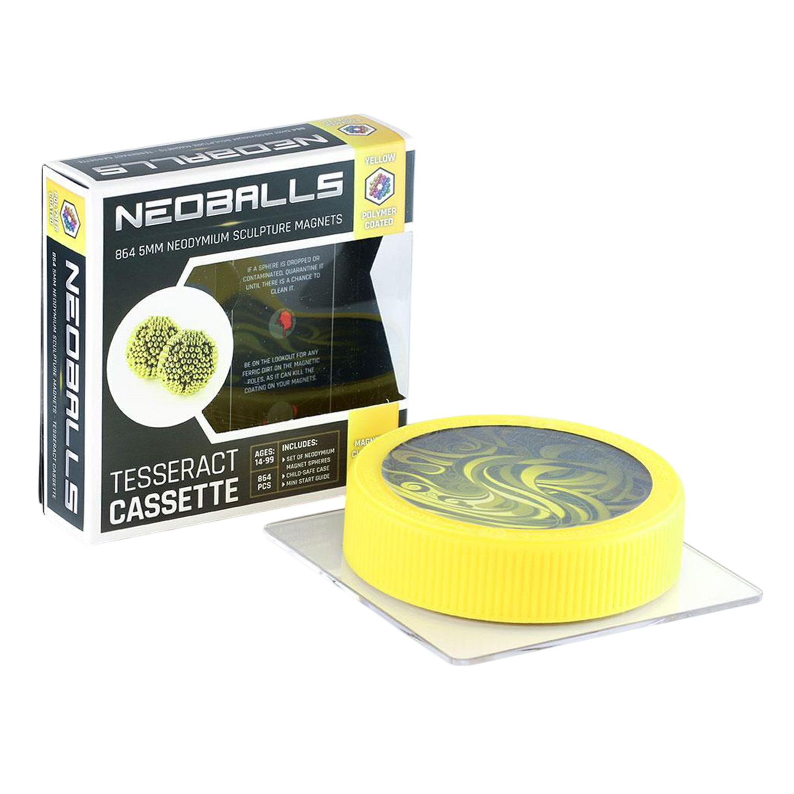 Magnetic balls yellow - Tesseract Cassette