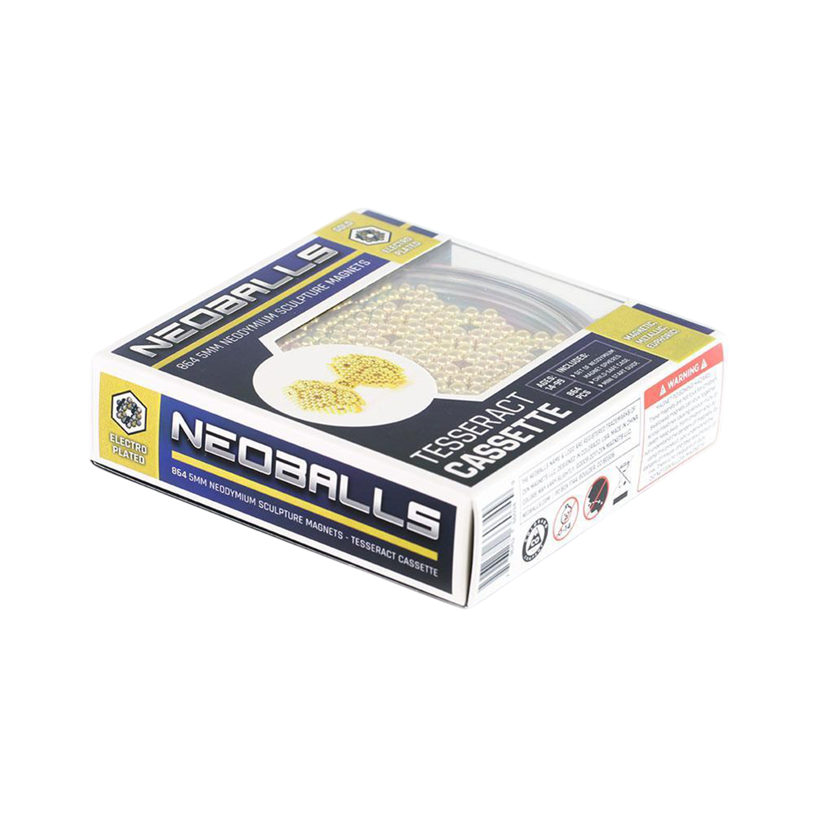 Gold magnetic spheres - Tesseract Cassette