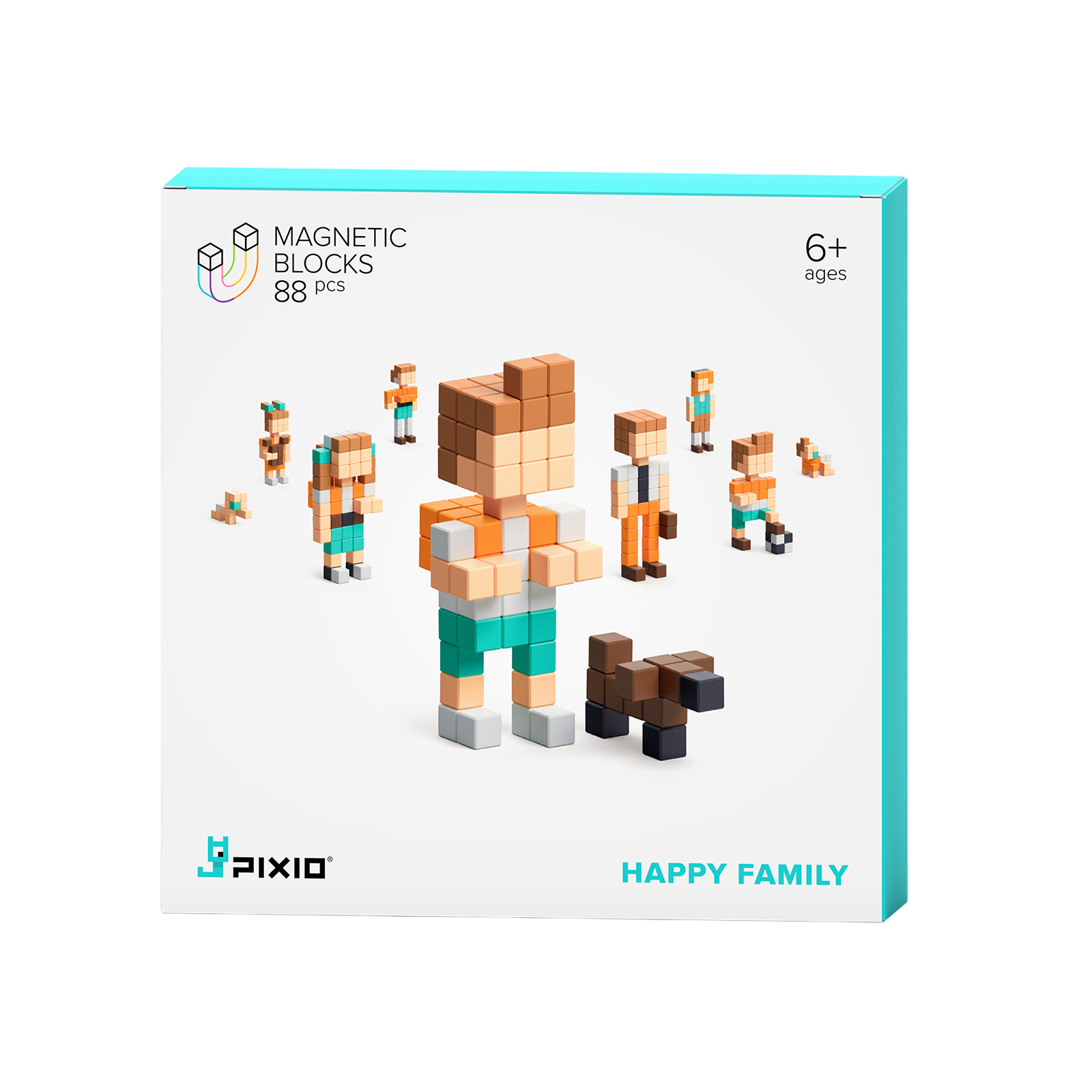 Jeu de construction magnétique Happy Family
