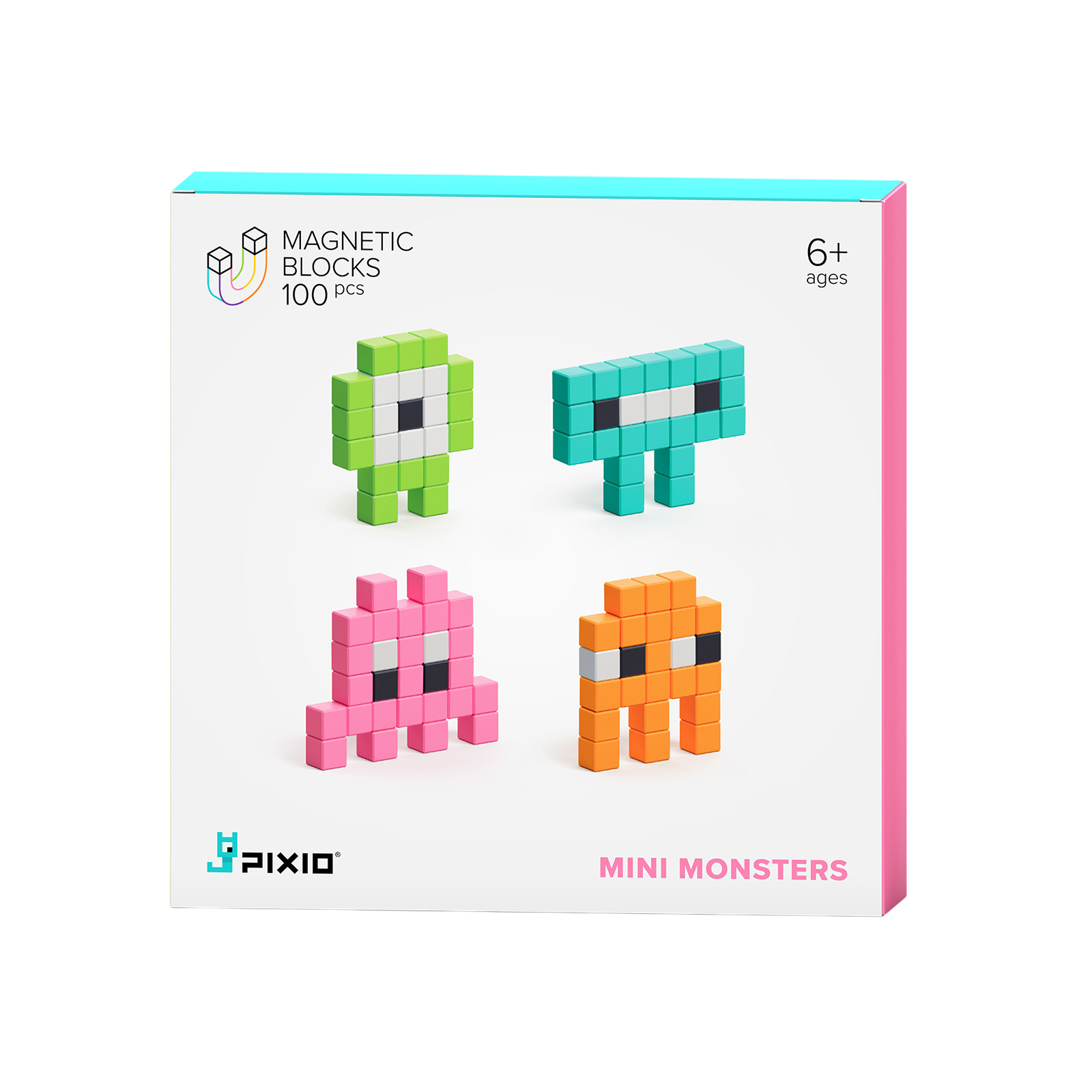 Jeu de construction magnétique Mini Monsters