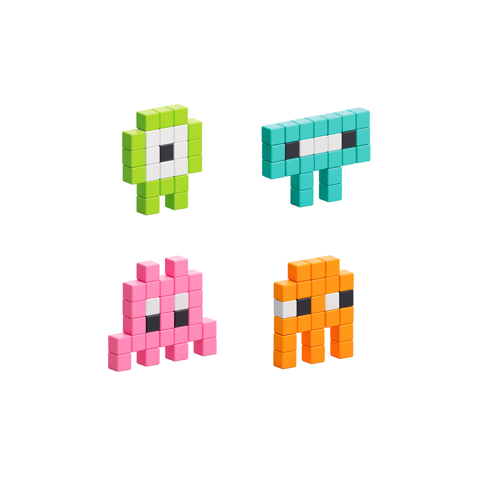 Mini Monsters magnetic construction set