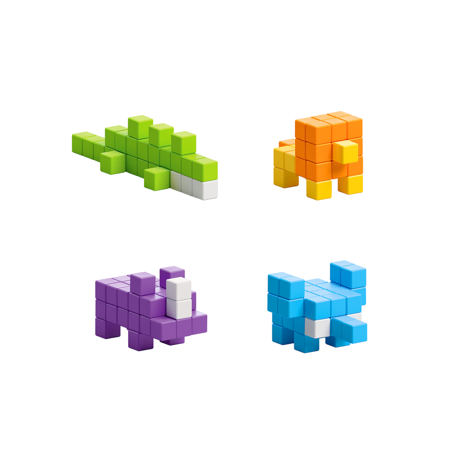 Boîte de construction magnétique Mini Safari