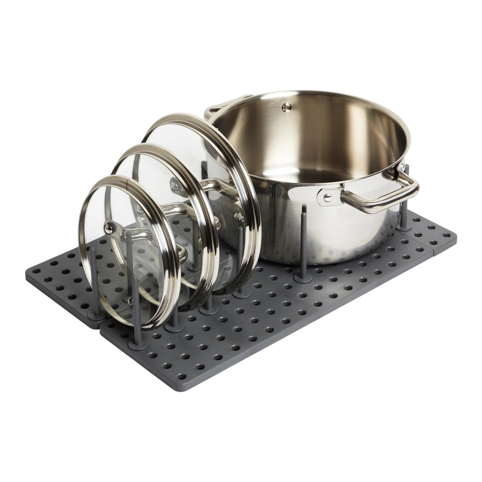 Abtropfgestell Peggy 2er Set, Grau