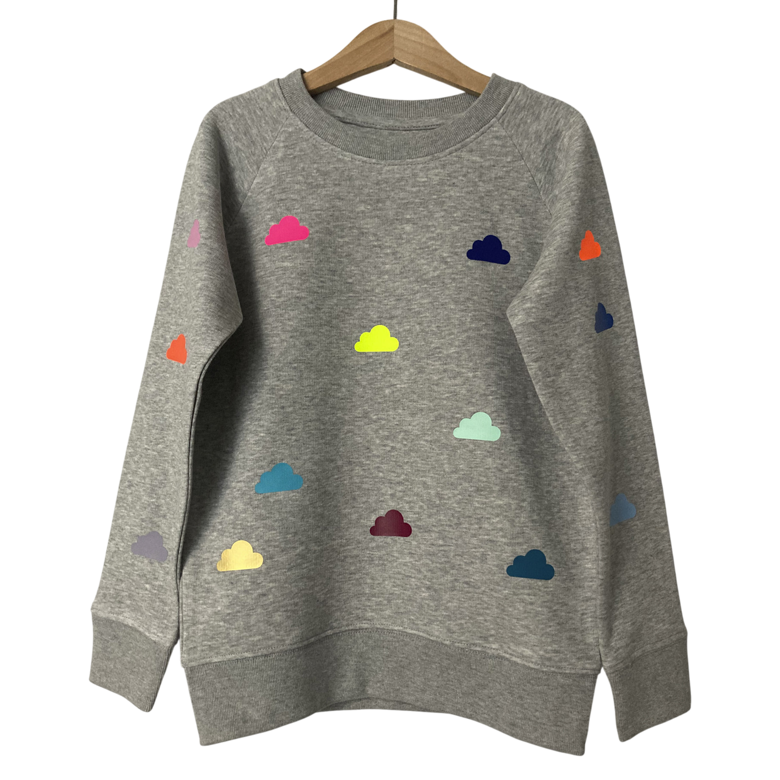 Sweatshirt Clouds Grey