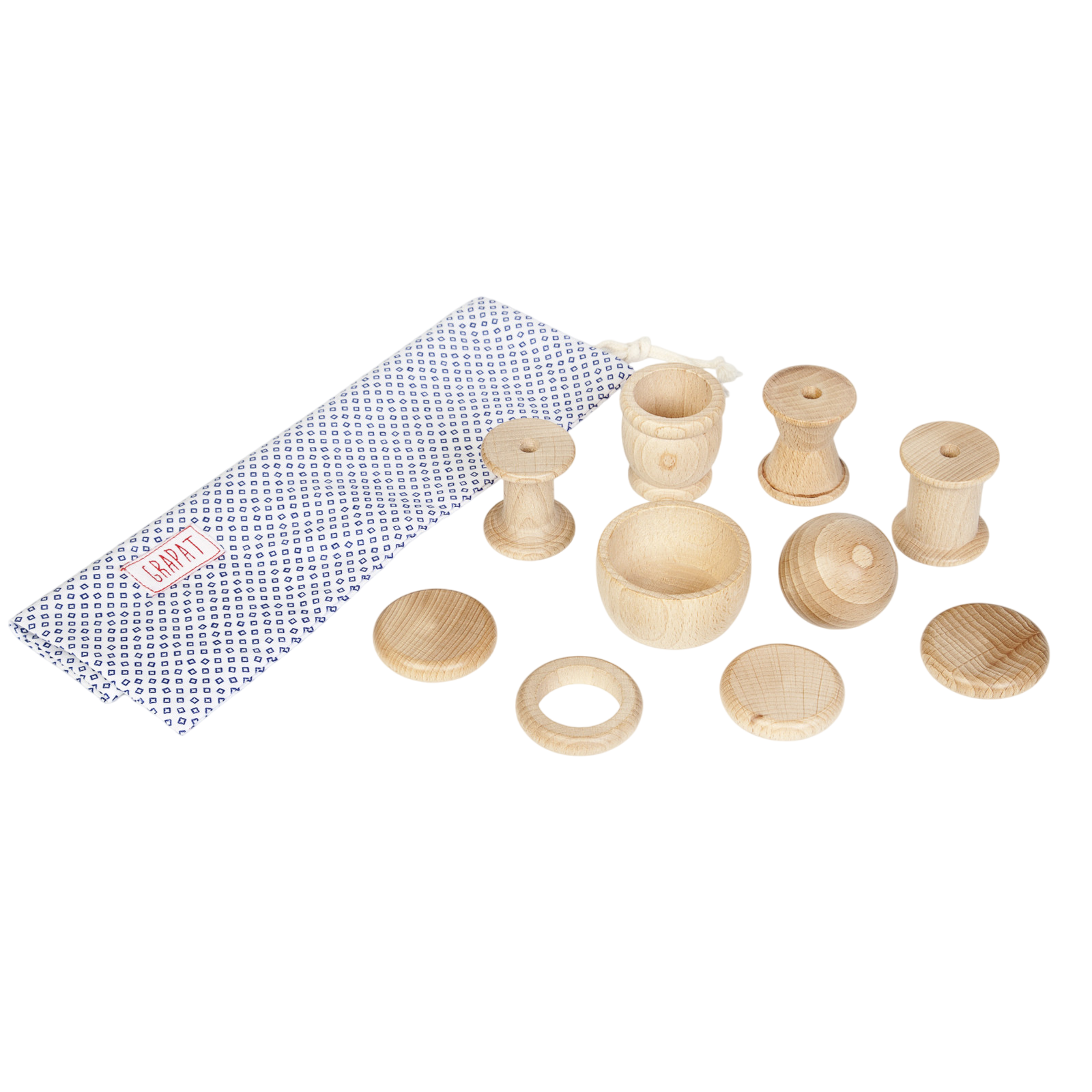 Sac au trésor 10 éléments Grapat