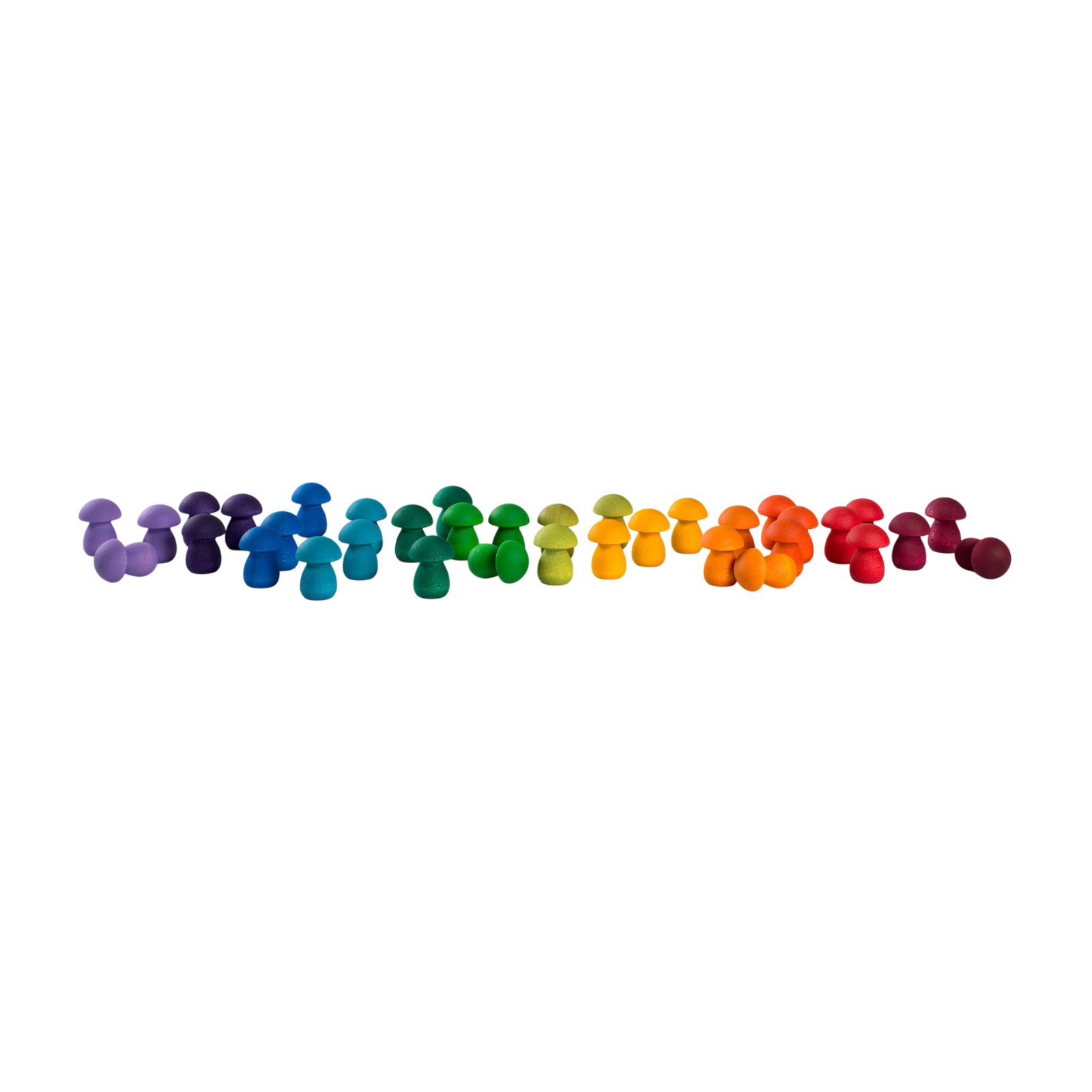 Mandala rainbow mushrooms