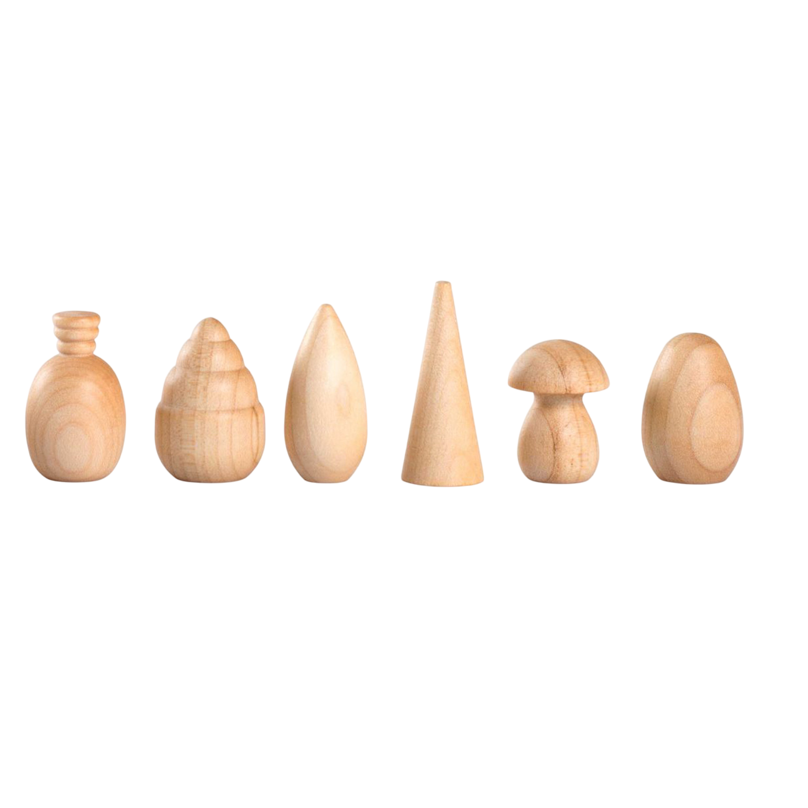 Mandala 60 Stück natural wood Grapat